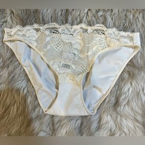 Natori White Lace Panty